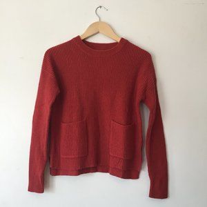 Madewell Patch Pocket Pullover Sweater